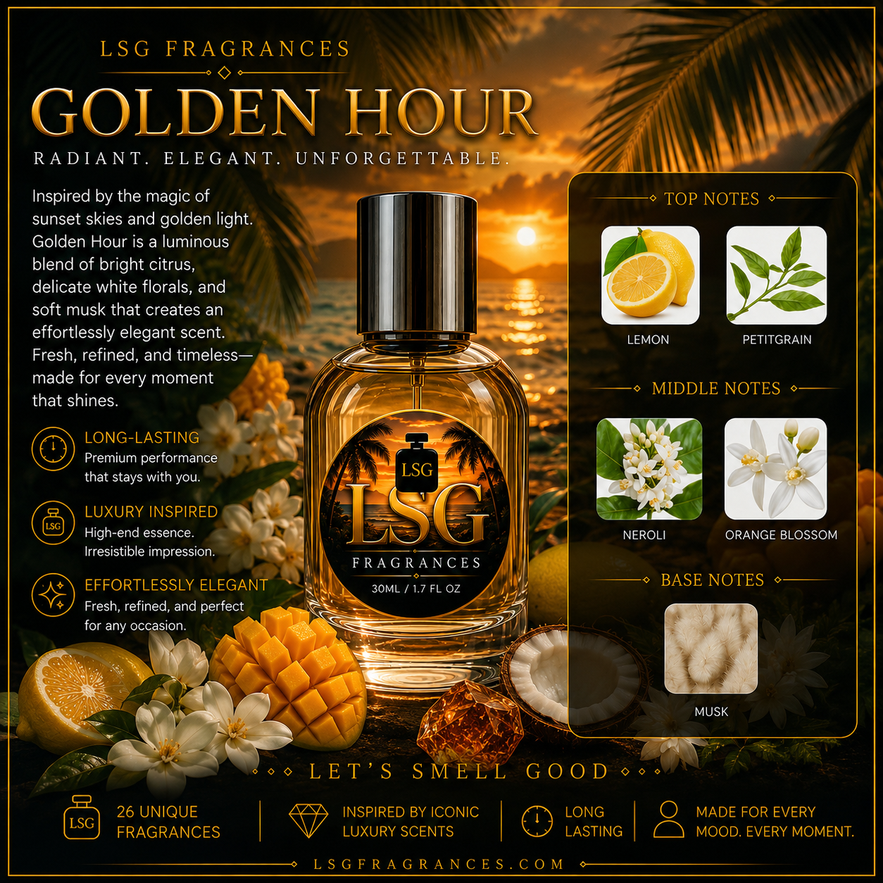 LSG Fragrances – Golden Hour 30ml Extrait
