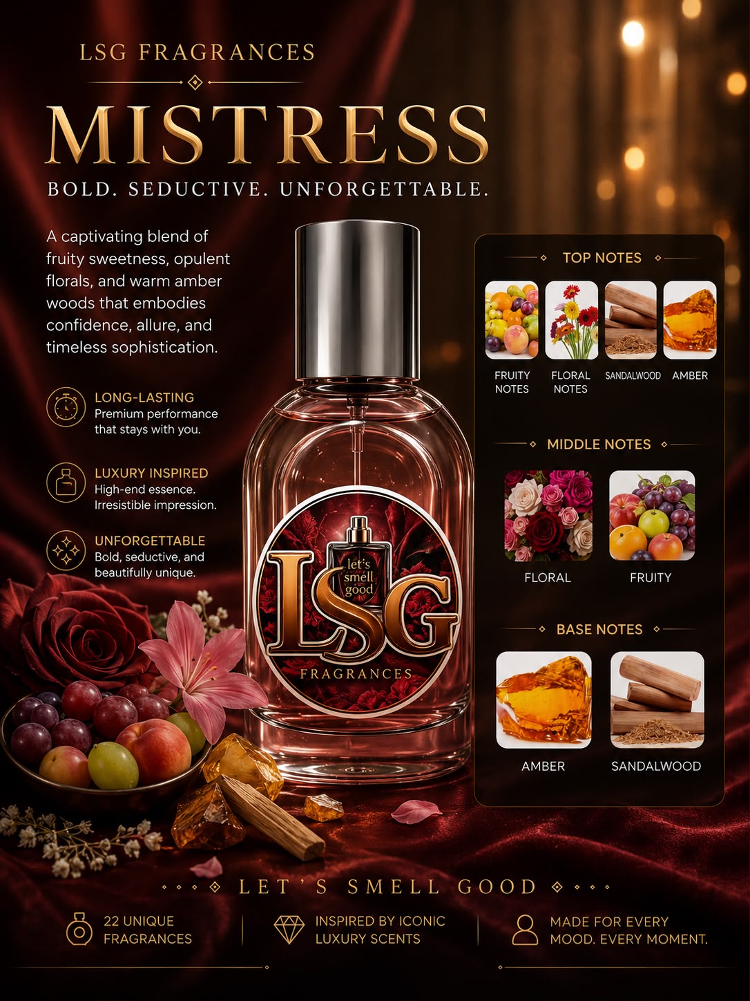 LSG Fragrances – Mistress 30ml Extrait