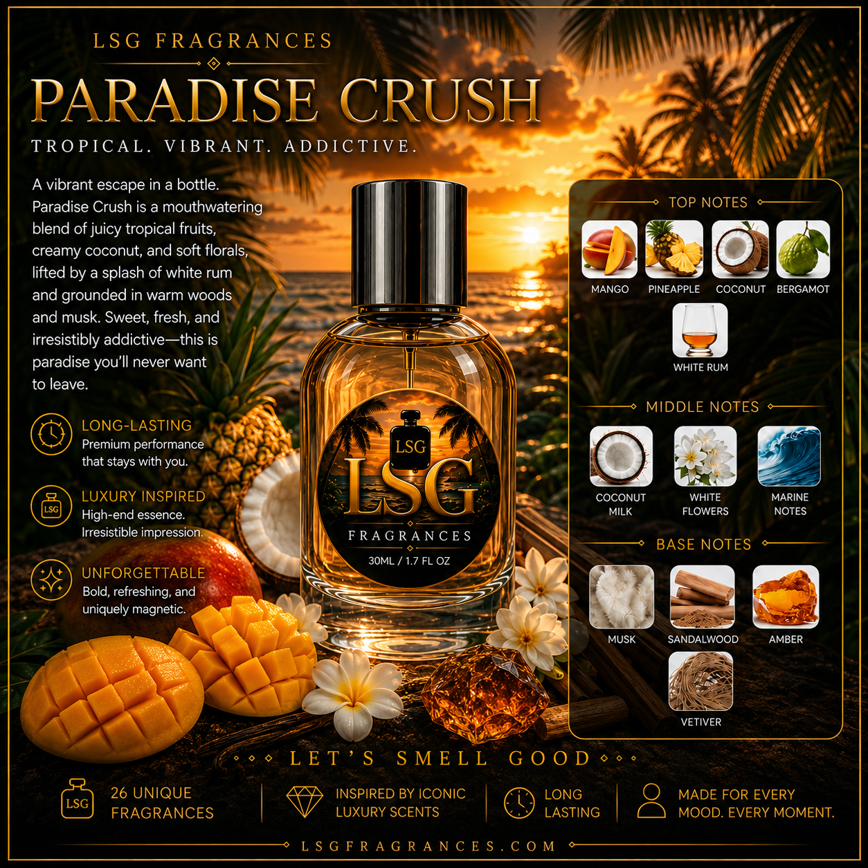 LSG Fragrances-Paradise Crush 30ml extrait