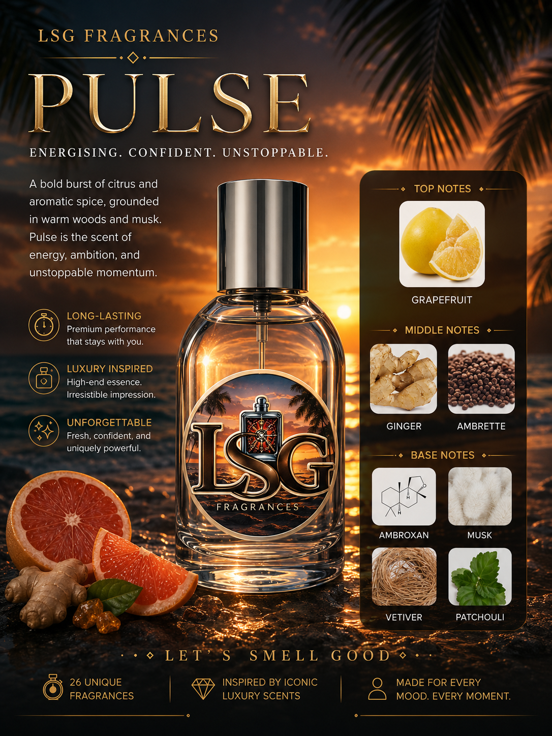 LSG Fragrances-pulse 30ml extrait