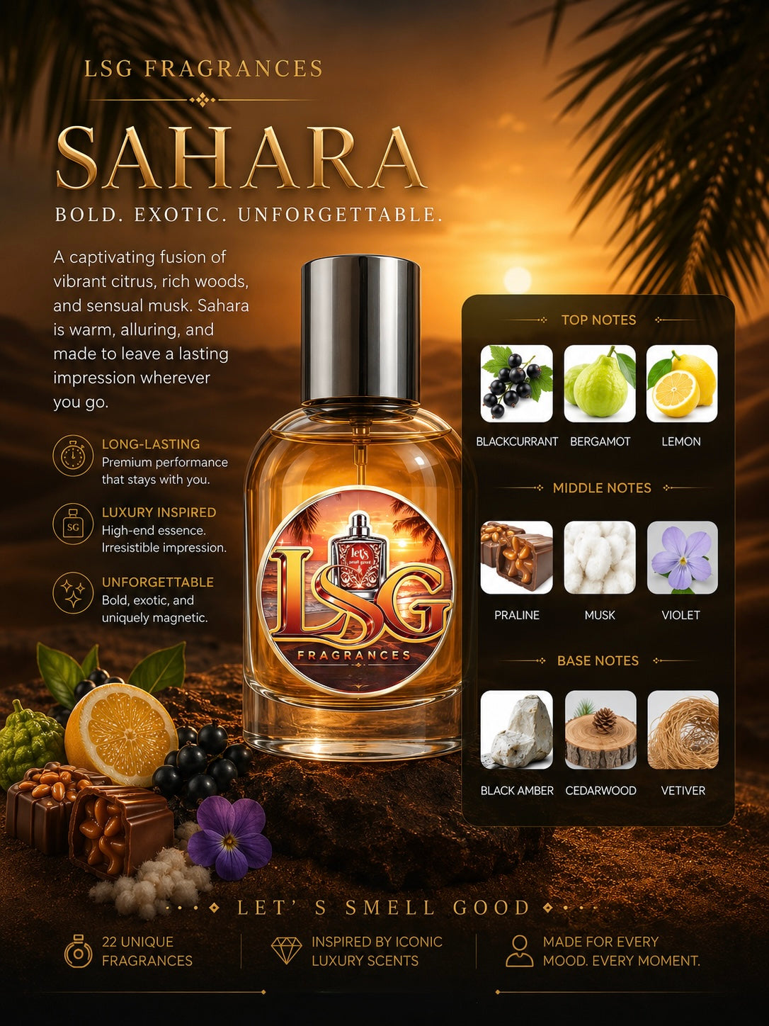 LSG Fragrances-Sahara 30ml extrait