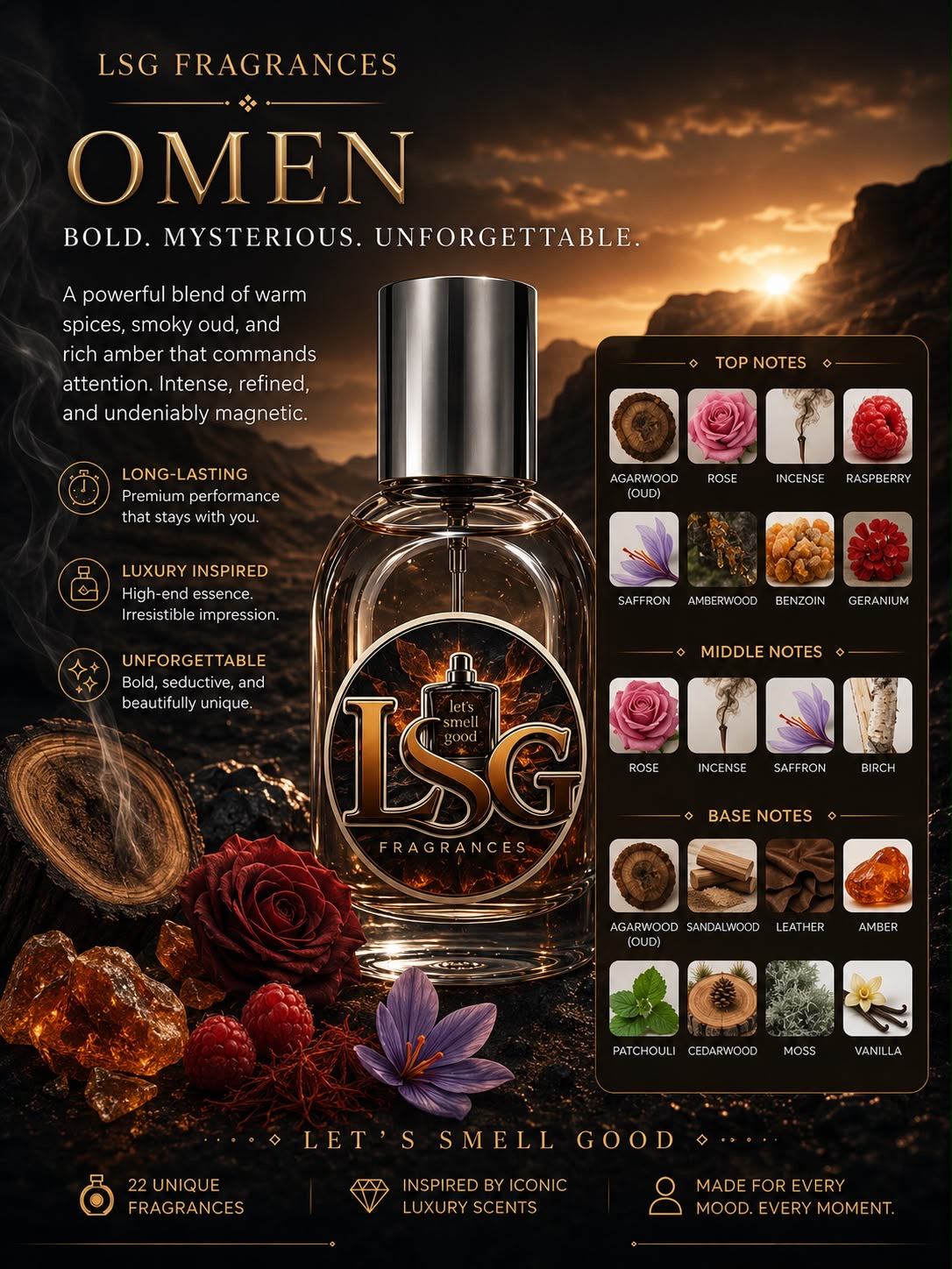 LSG Fragrances-Omen 30ml extrait