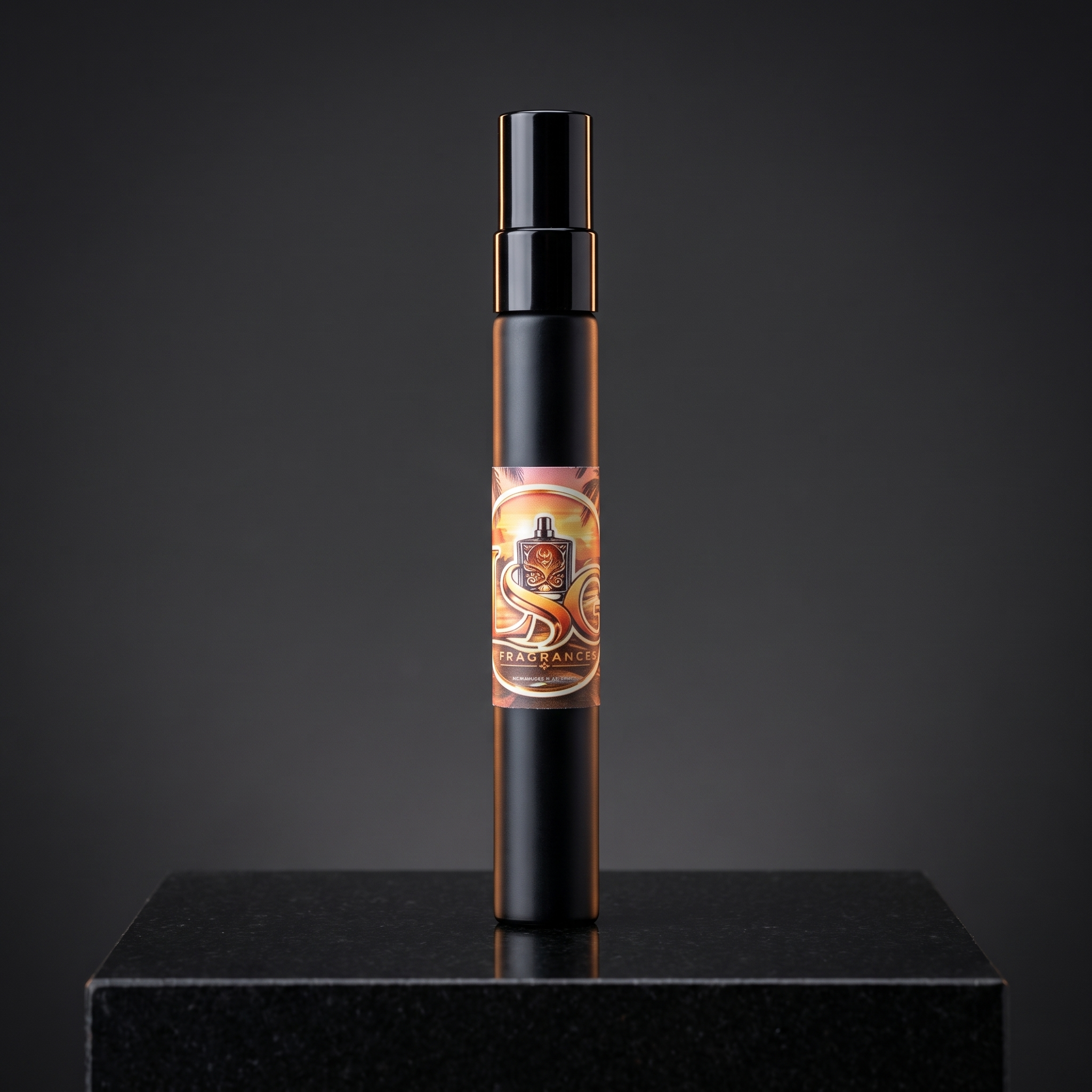 LSG 10ml travel spray with the cap fitted