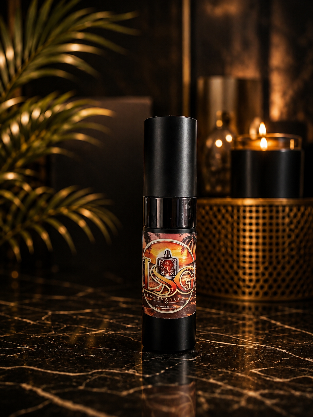 Black LSG 8ml twist travel atomiser
